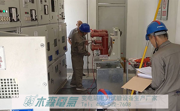 9q体育官网下载官方电气正在鄂州花湖污水厂配电室预防性试验