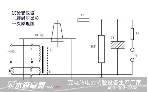 江西煤业集团采购串级试验变压器一次原理图